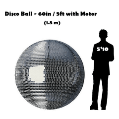 Disco Ball - 60in / 5ft with Motor