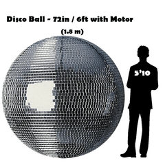 Disco Ball - 72in / 6ft with Motor