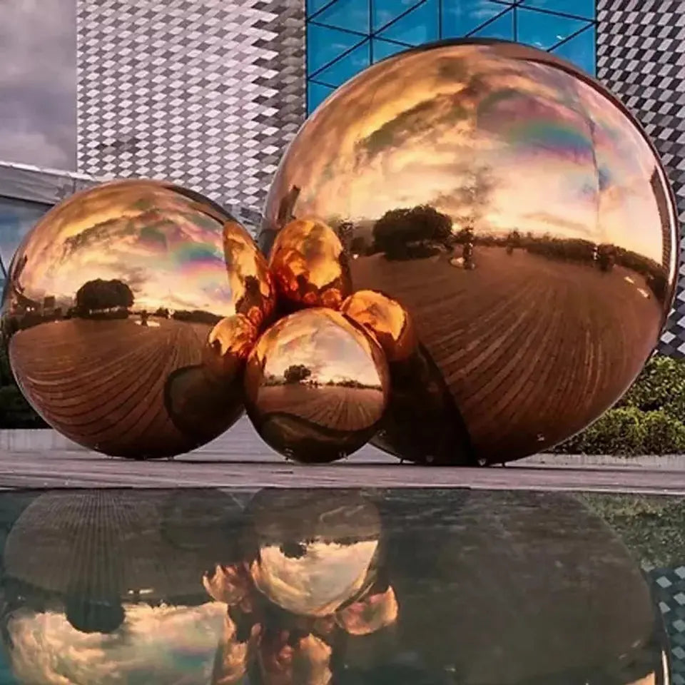 Rent Giant Inflatable Sphere GOLD